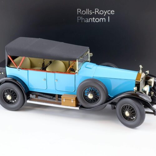 1:18 Kyosho Rolls Royce Phantom I Convertible 1926 light blue Die-Cast