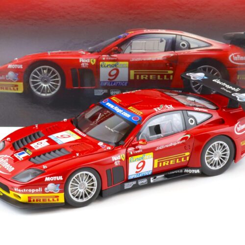 1:18 Kyosho Ferrari 575 GTC Team J.M.B Estoril 2003 #9 red Die-Cast
