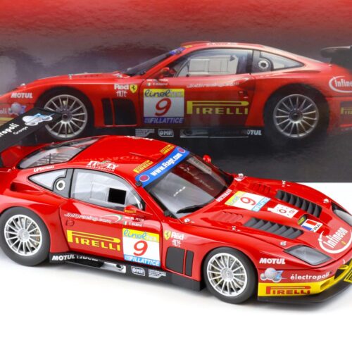 1:18 Kyosho Ferrari 575 GTC Team J.M.B Estoril 2003 #9 red Die-Cast