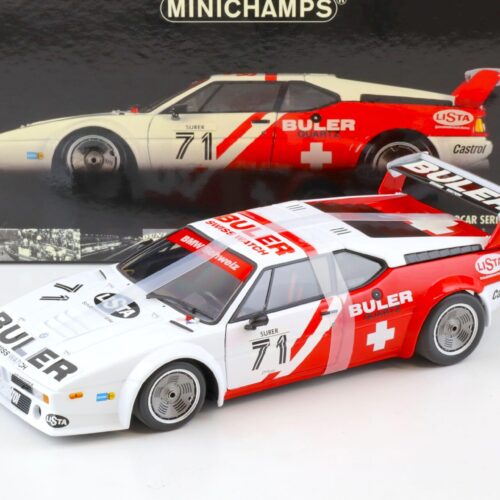 1:18 Minichamps BMW M1 ProCar Series 1979 M.Surer #71 Buler white/ red
