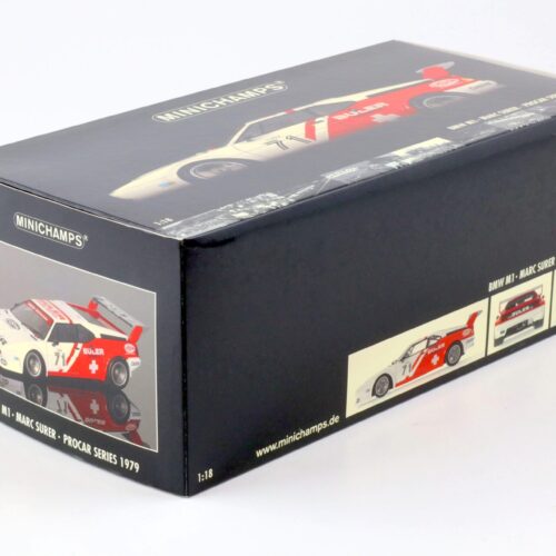 1:18 Minichamps BMW M1 ProCar Series 1979 M.Surer #71 Buler white/ red