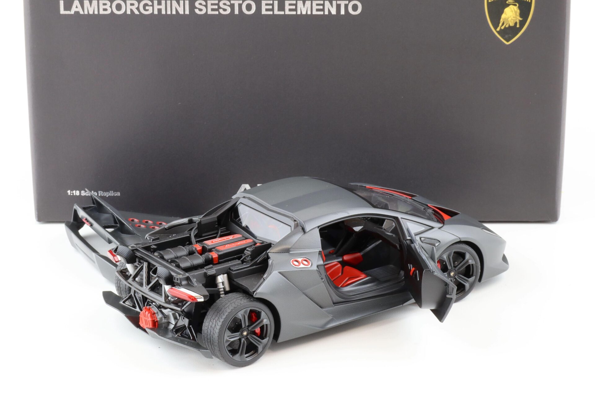1:18 AUTOart Lamborghini Sesto Elemento Grey Carbon Fiber Pattern 74671