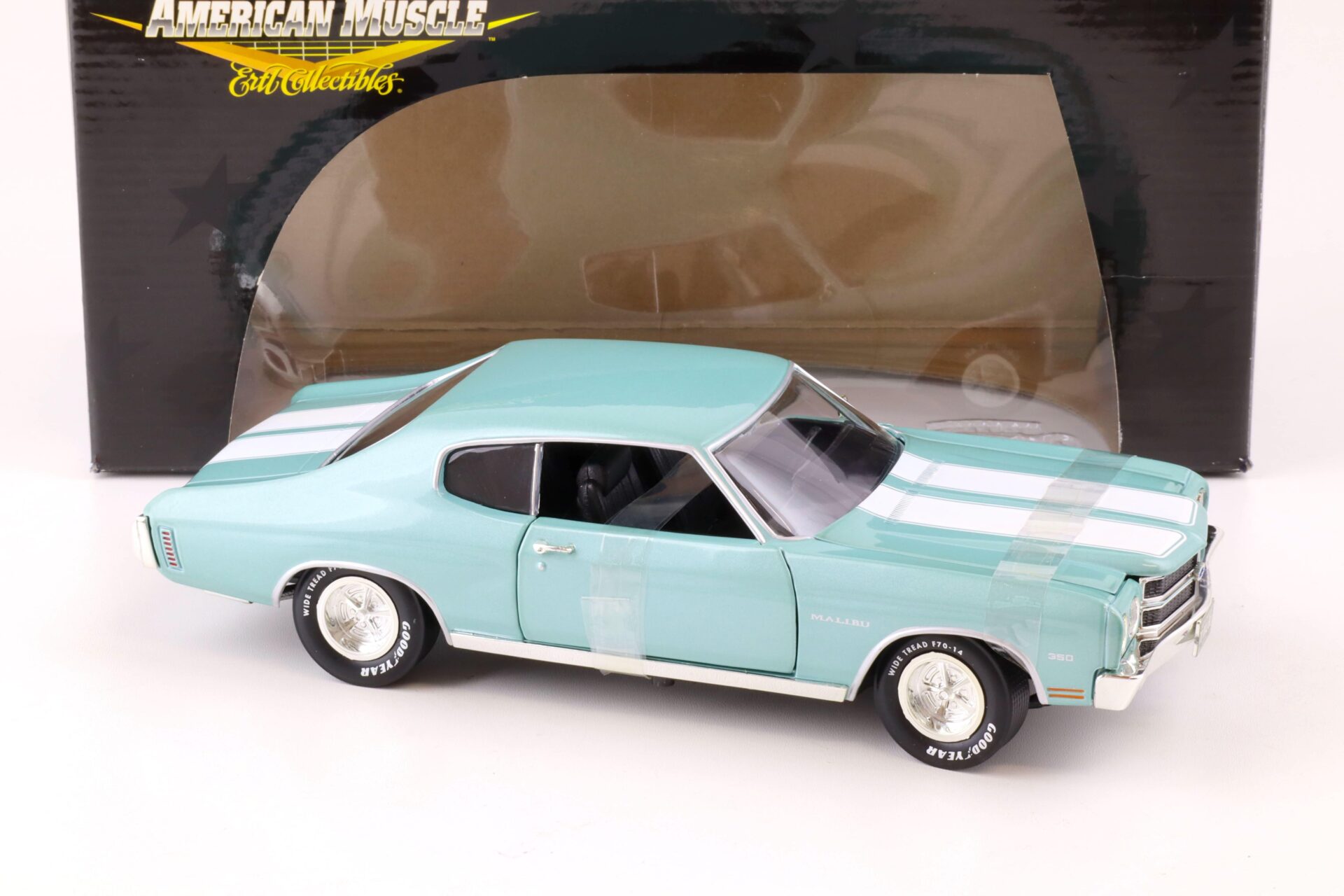 1:18 ERTL Elite 1970 Chevrolet Malibu 350 Coupe blue metallic