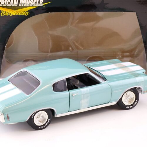 1:18 ERTL Elite 1970 Chevrolet Malibu 350 Coupe blue metallic