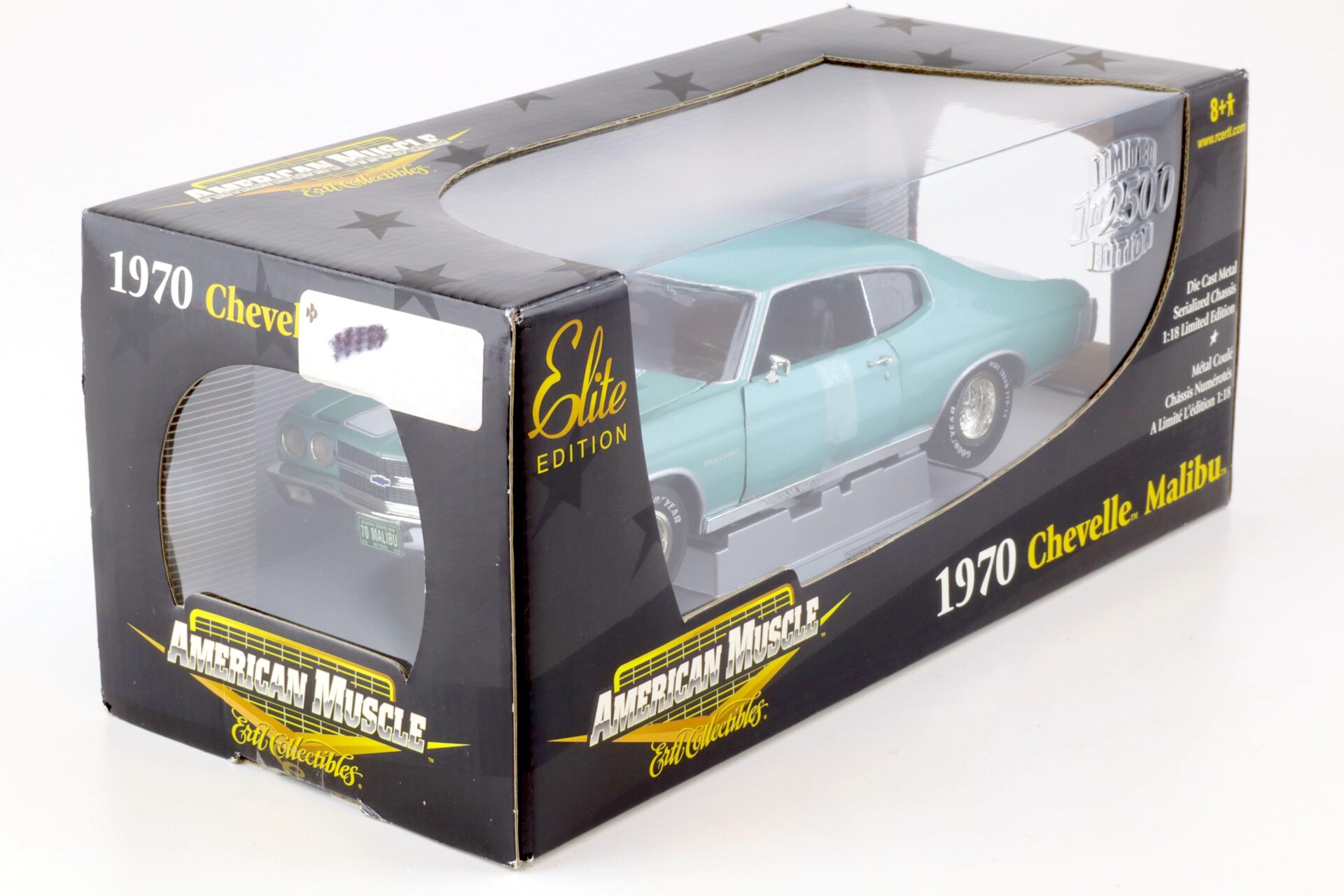 1:18 ERTL Elite 1970 Chevrolet Malibu 350 Coupe blue metallic