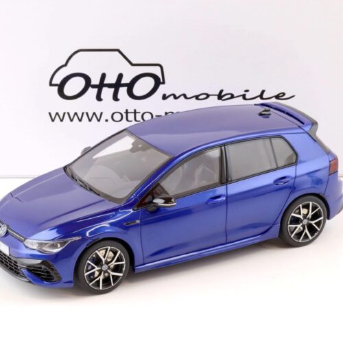 1:18 OTTO mobile OT413 VW Golf 8 R blue metallic 2021