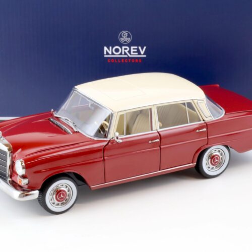 1:18 Norev Mercedes 200 W110 Sedan 1966 red/ beige 183706
