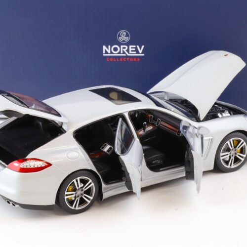 1:18 Norev Porsche Panamera Turbo 2009 silver metallic 187609