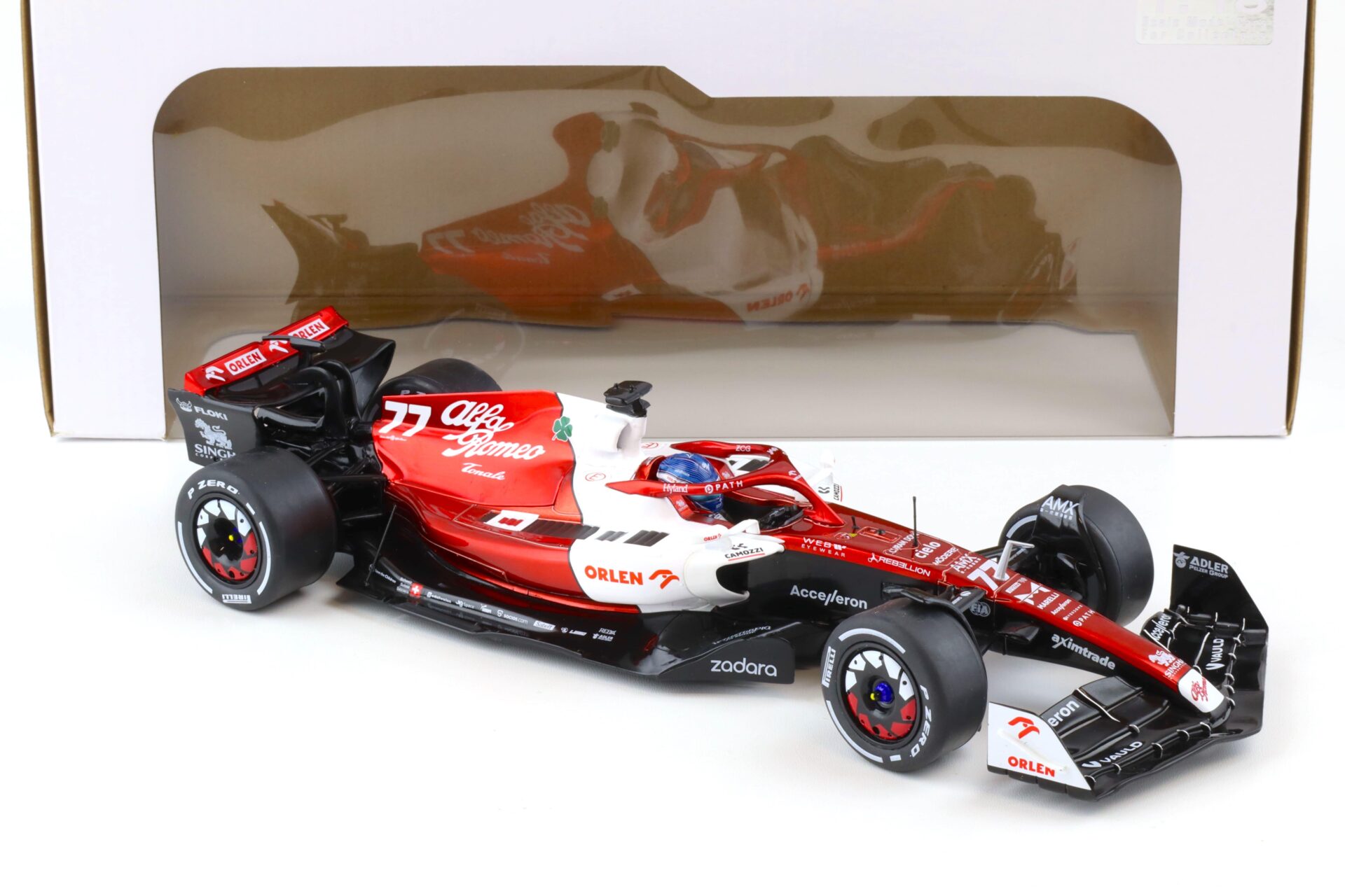 1:18 Solido F1 Alfa Romeo C42 Emilia Romagna GP #77 V.Bottas 2022