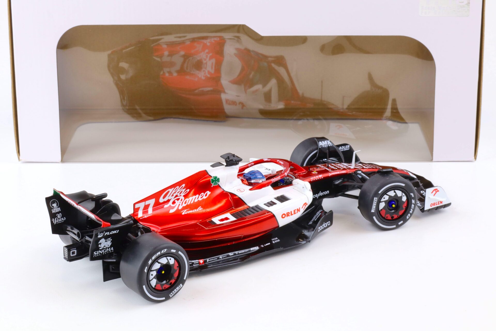 1:18 Solido F1 Alfa Romeo C42 Emilia Romagna GP #77 V.Bottas 2022