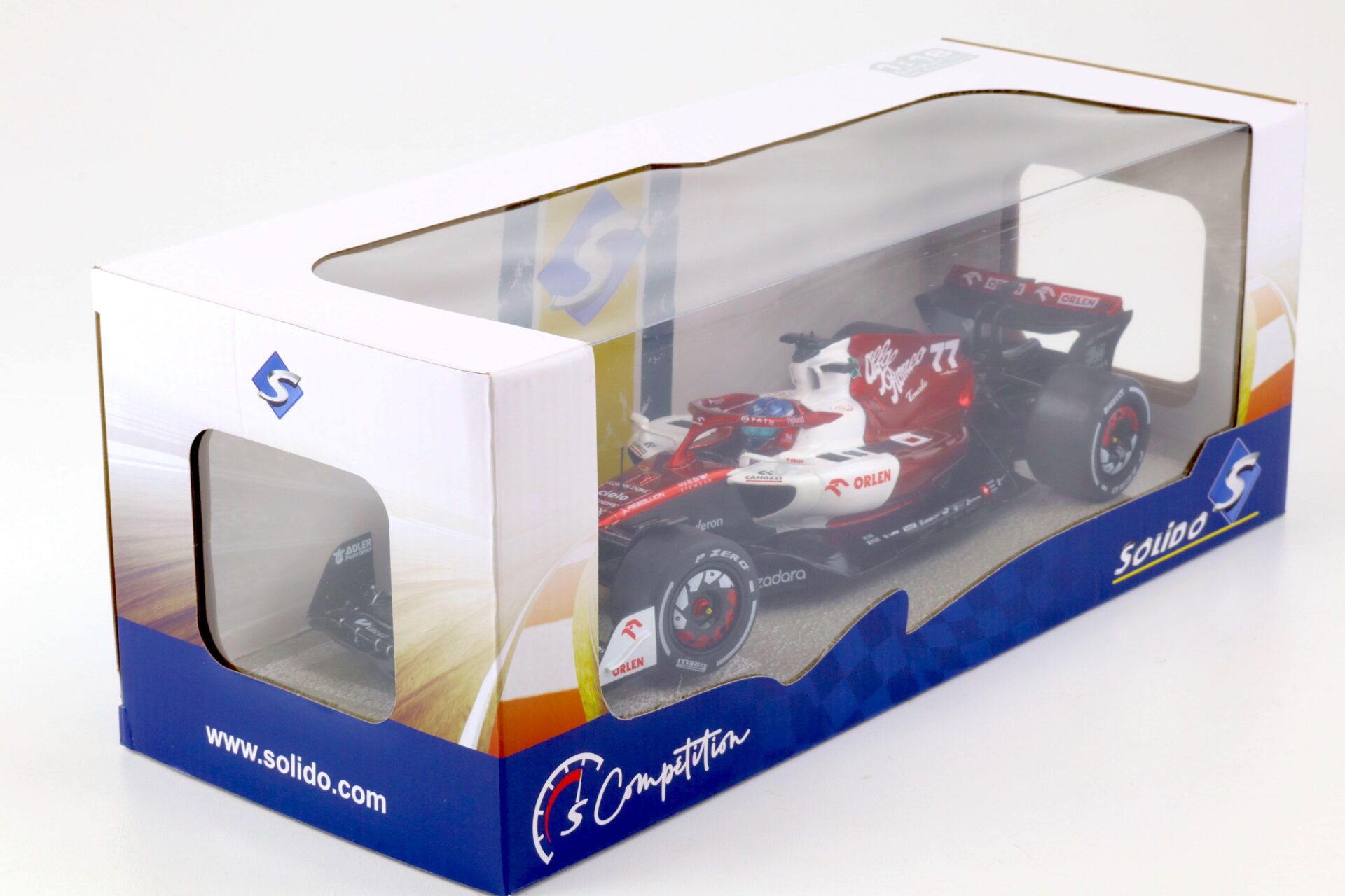 1:18 Solido F1 Alfa Romeo C42 Emilia Romagna GP #77 V.Bottas 2022