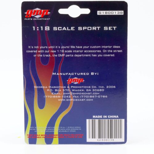 1:18 GMP Scale Sport Set Sitze + Lenkrad Zubehör Diorama G1800138