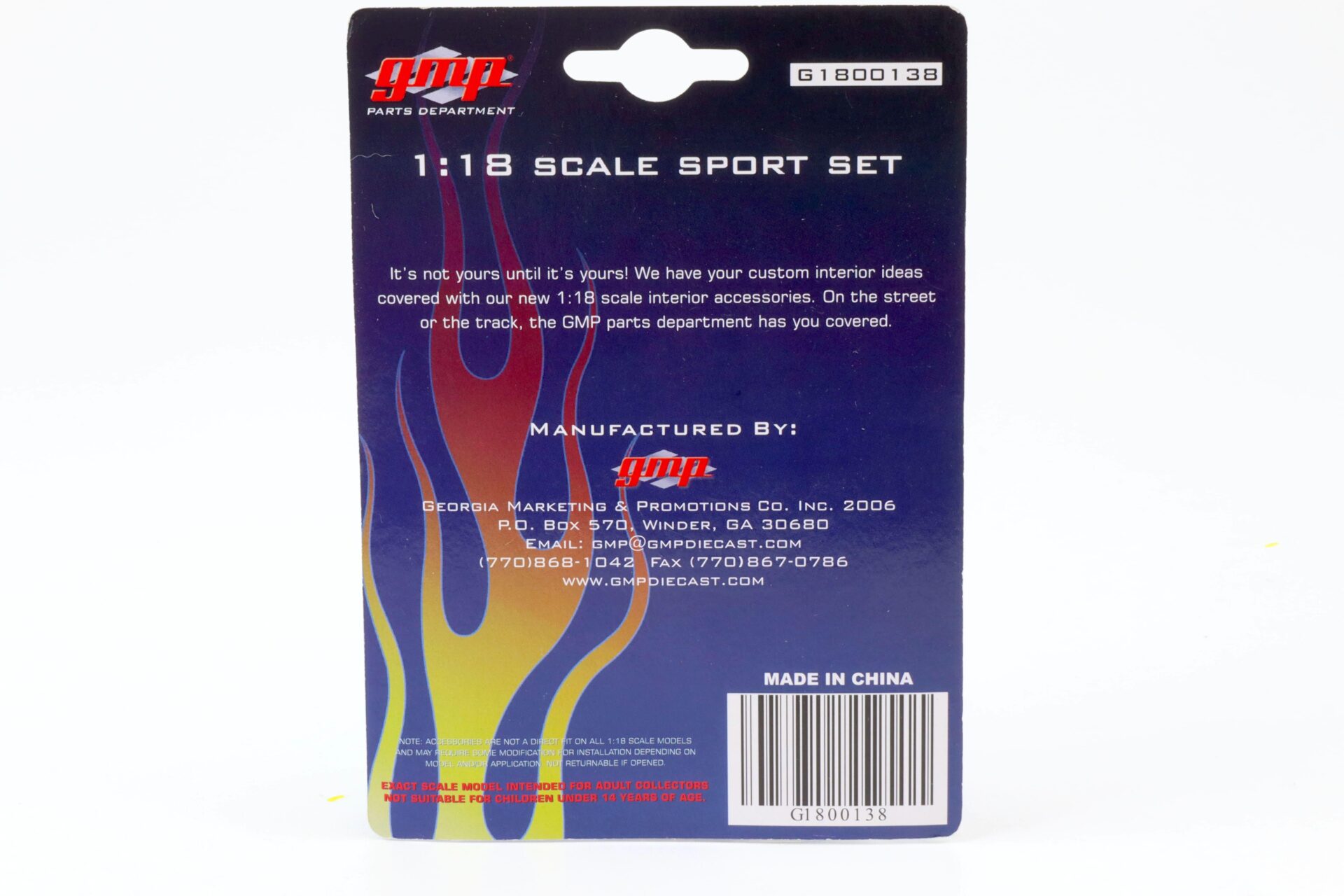 1:18 GMP Scale Sport Set Sitze + Lenkrad Zubehör Diorama G1800138