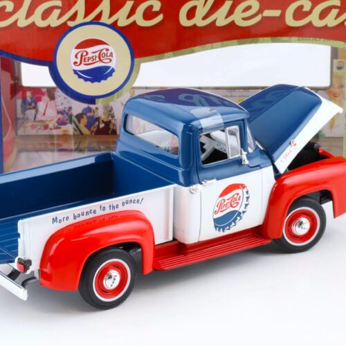 1:18 Auto World 1956 Ford F-100 Pick-Up PEPSI Cola blue/ white/ red