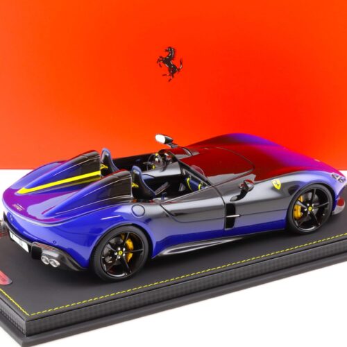 1:18 BBR Ferrari Monza SP2 Blu Vietry/ new black Daytona - Limited 100 pcs.
