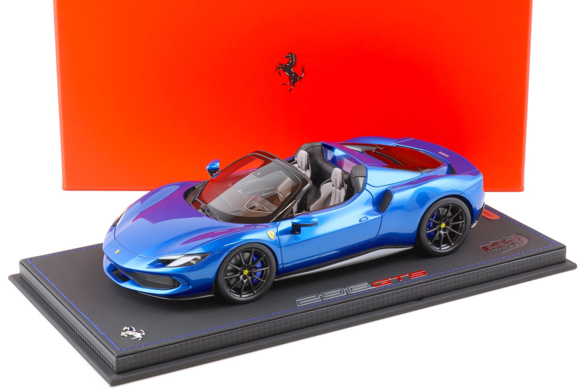 1:18 BBR Ferrari 296 GTS Blu Corsa blue metallic - Limited 296 pcs.