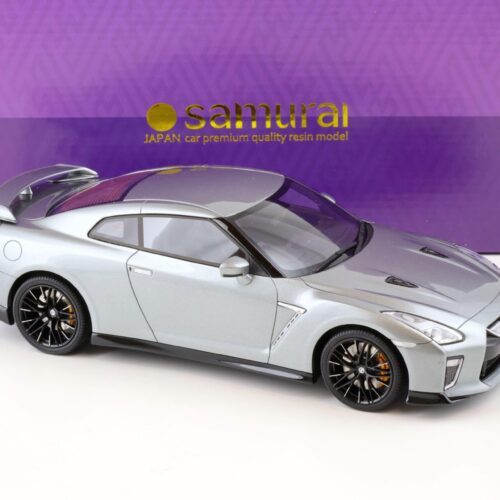 1:18 Kyosho Samurai 2020 Nissan GT-R (R35) Coupe grey metallic KSR18044GR