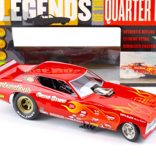 1:18 Auto World 1971 Dodge Charger NHRA Funny Car Rambunctious red