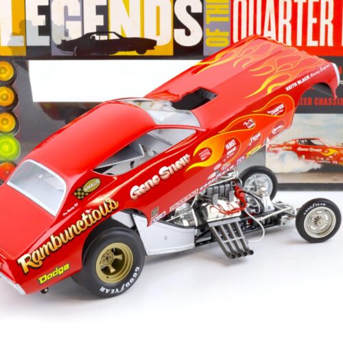 1:18 Auto World 1971 Dodge Charger NHRA Funny Car Rambunctious red