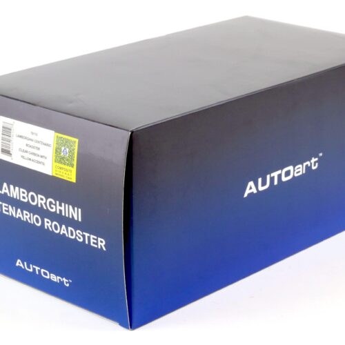 1:18 AUTOart Lamborghini Centenario Roadster Clear Carbon with yellow accents 79119