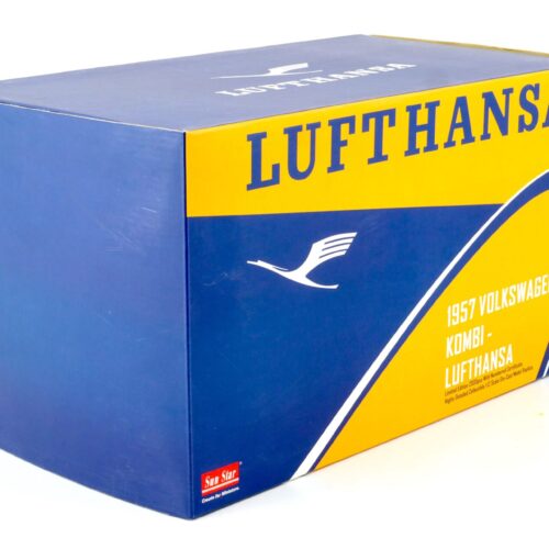 1:12 Sun Star 1957 Volkswagen VW T1 Bus Kombi LUFTHANSA blue/ yellow 5072