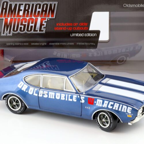1:18 Auto World 1969 Oldsmobile 442 W-30 Coupe Dr. OldsmobileÂ´s W-Machine blue