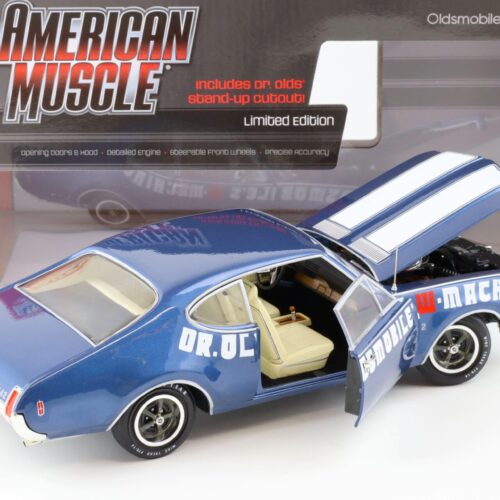 1:18 Auto World 1969 Oldsmobile 442 W-30 Coupe Dr. OldsmobileÂ´s W-Machine blue