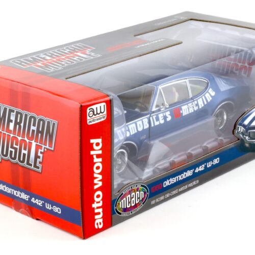 1:18 Auto World 1969 Oldsmobile 442 W-30 Coupe Dr. OldsmobileÂ´s W-Machine blue