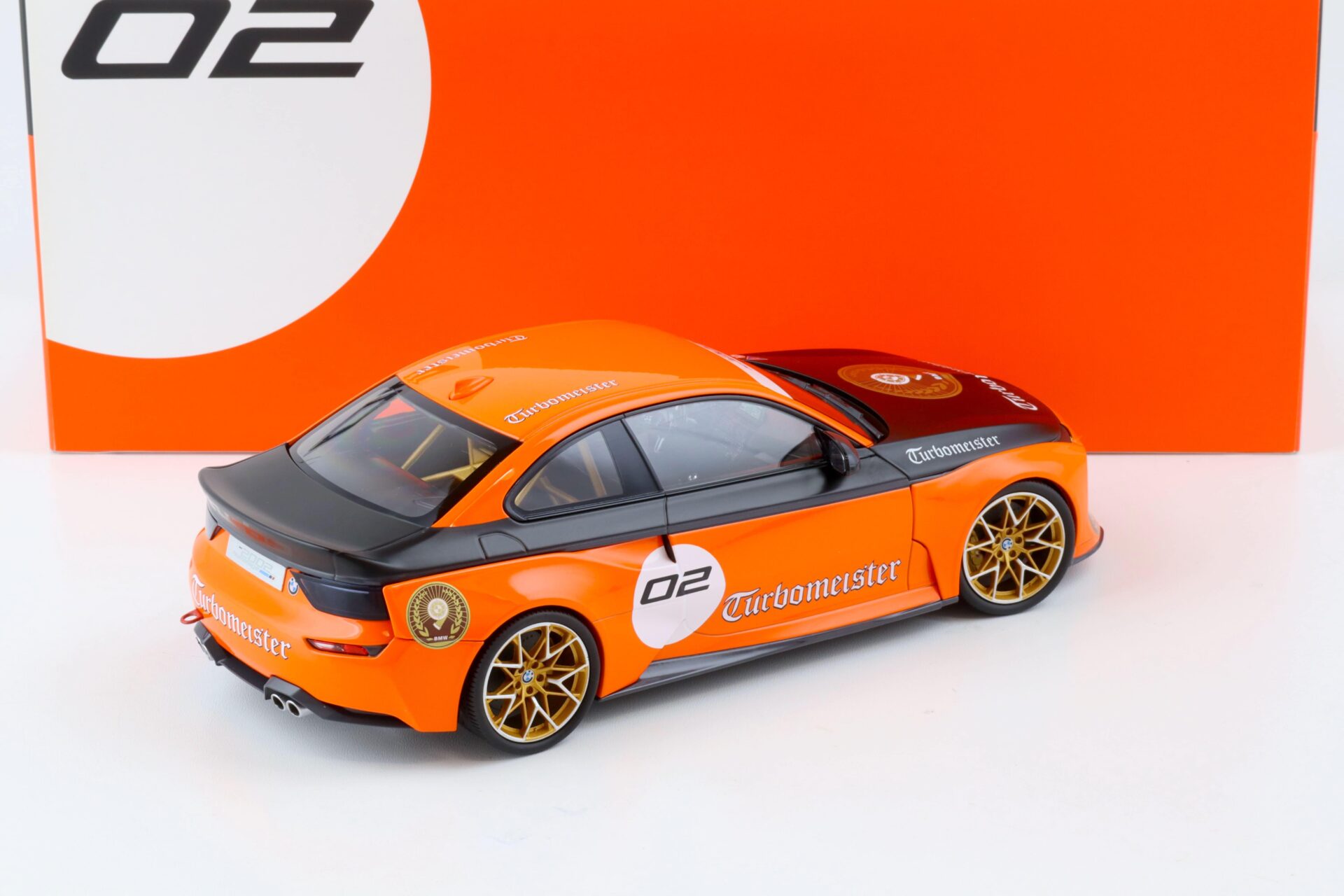 1:18 Norev BMW 2002 Hommage Turbomeister #02 orange/ black DEALER VERSION