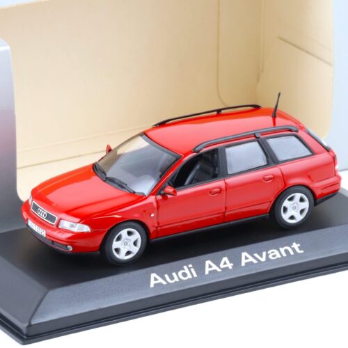 1:43 Minichamps Audi A4 (B5) Avant Laser red DEALER VERSION