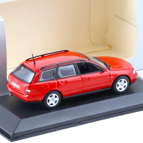1:43 Minichamps Audi A4 (B5) Avant Laser red DEALER VERSION