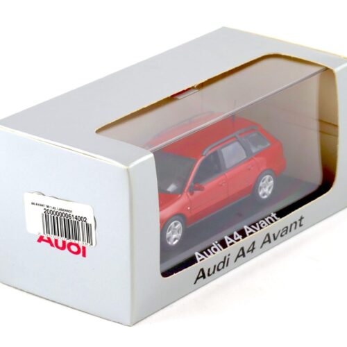 1:43 Minichamps Audi A4 (B5) Avant Laser red DEALER VERSION