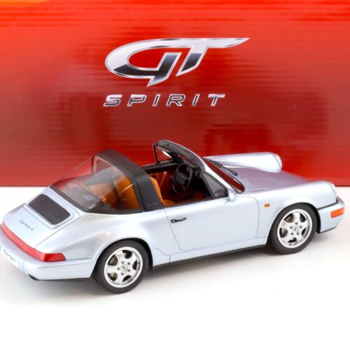 1:18 GT Spirit GT185 Porsche 911 964 Carrera 4 Targa Polar silver metallic