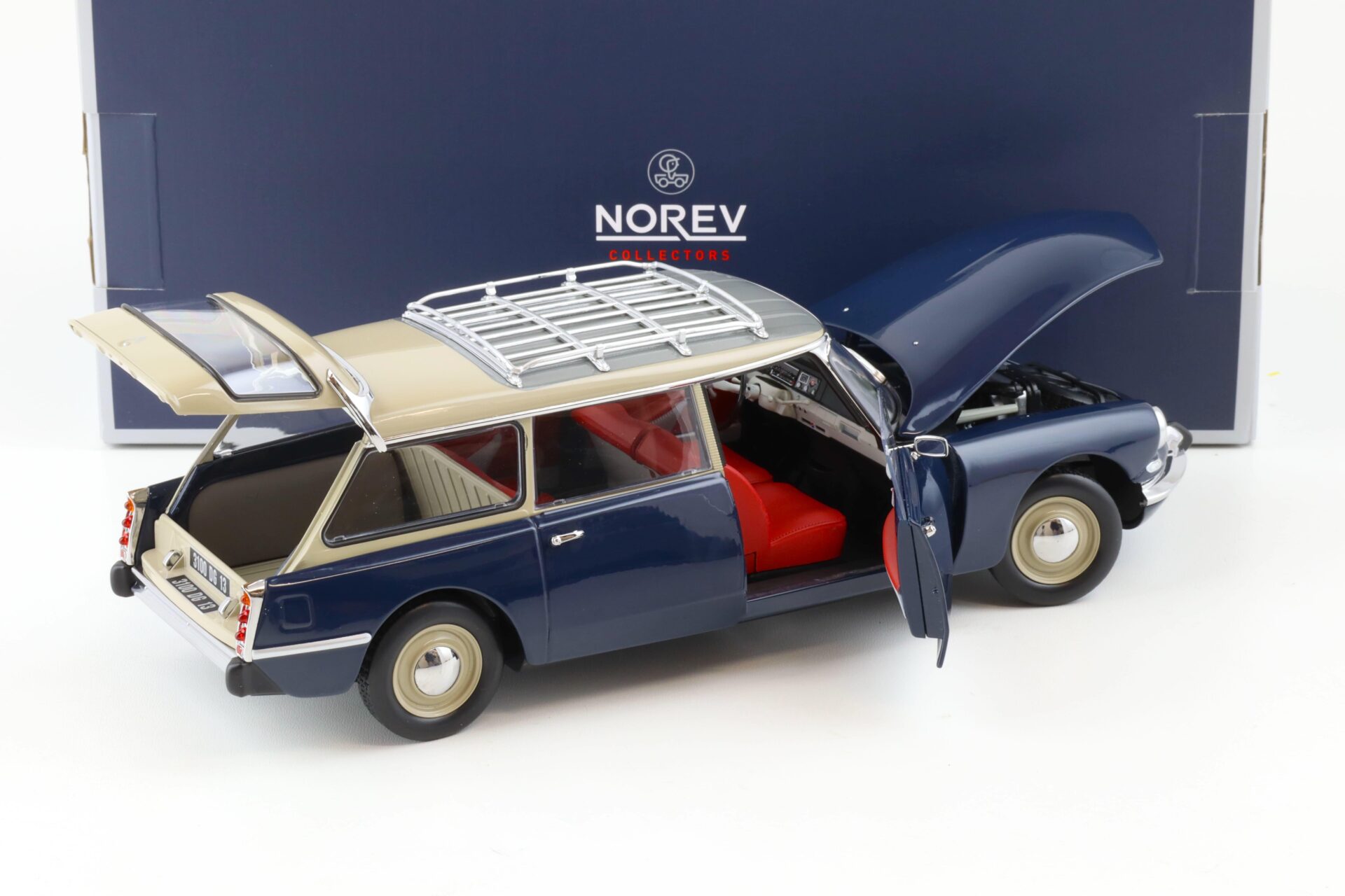 1:18 Norev Citroen ID 19 Break 1967 Orient blue