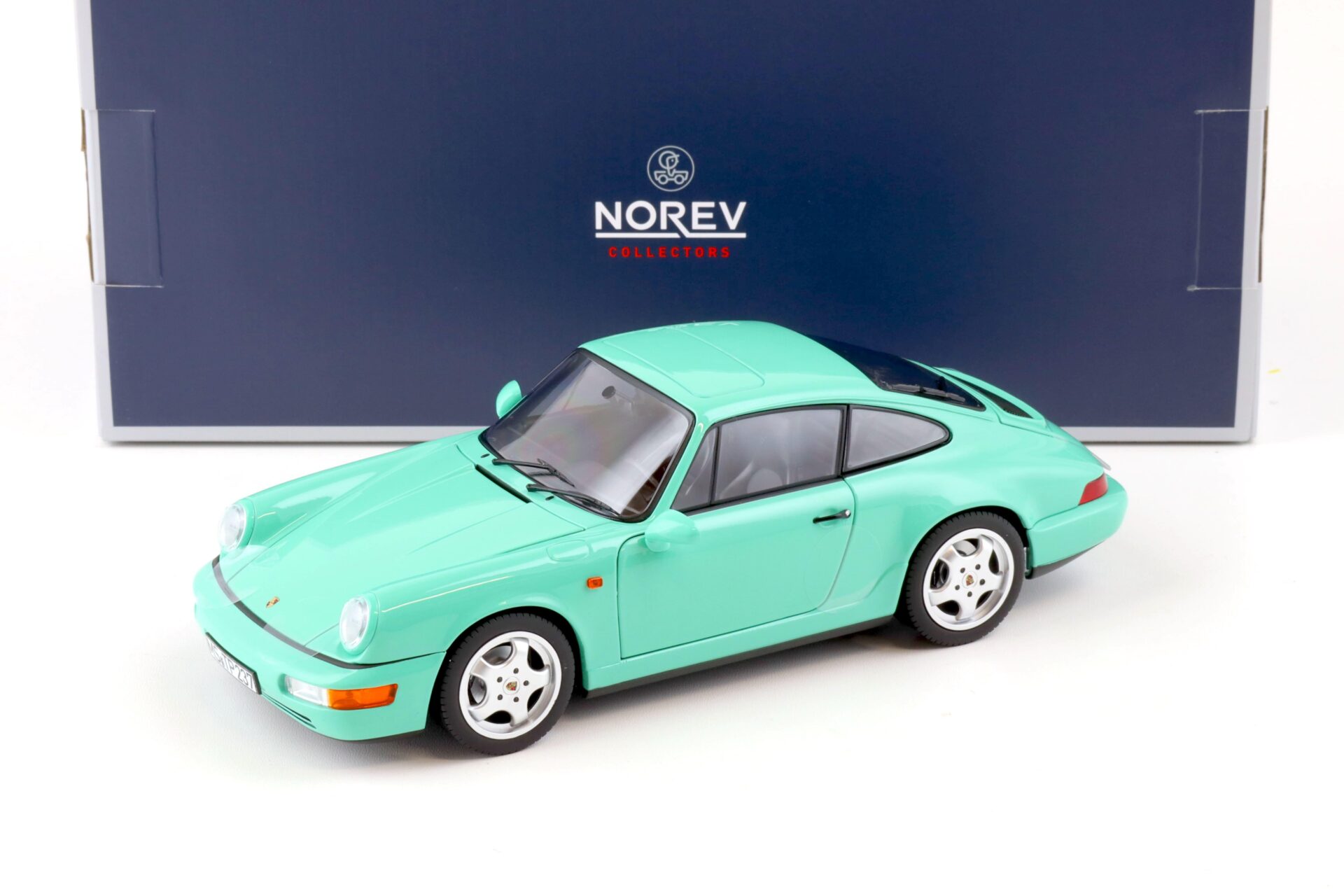ID 80434 orig.jpg 1:18 Norev Porsche 911 (964) Carrera 2 Coupe 1992 mint geen