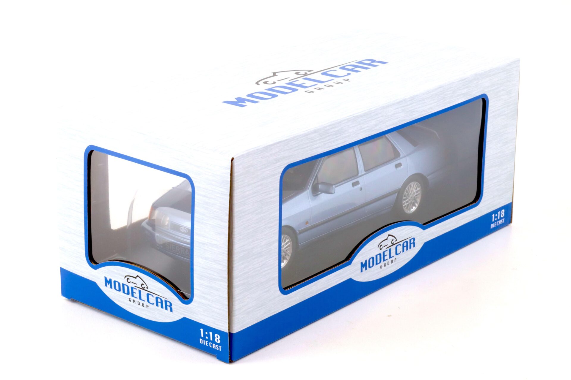 1:18 MCG Ford Sierra Cosworth blue metallic
