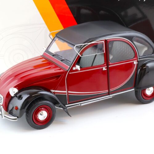1:12 Z-Models Citroen 2CV Ente Charleston dark red/ black Diecast
