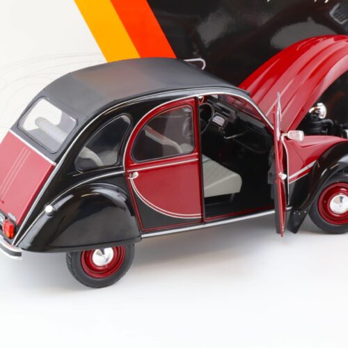 1:12 Z-Models Citroen 2CV Ente Charleston dark red/ black Diecast