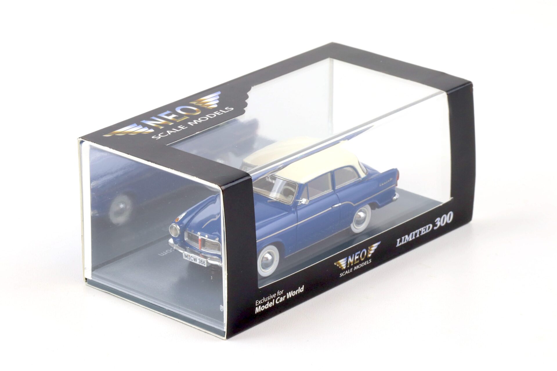 1:43 NEO Goliath Hansa 1100 Limousine blue/ white MCW Limited 300 pcs.