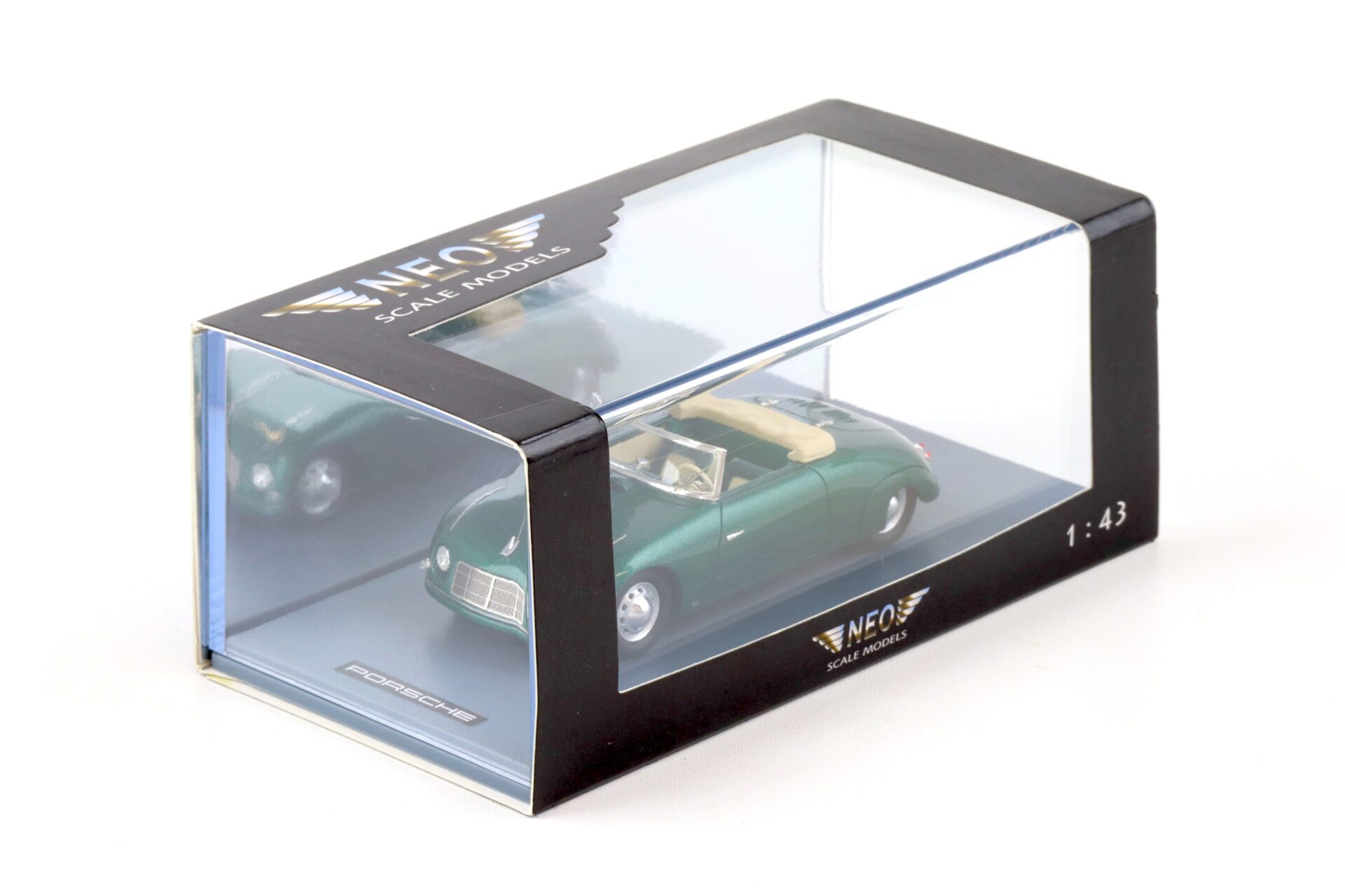 1:43 NEO Porsche Waibel Special Sport Cabriolet 1948 green metallic