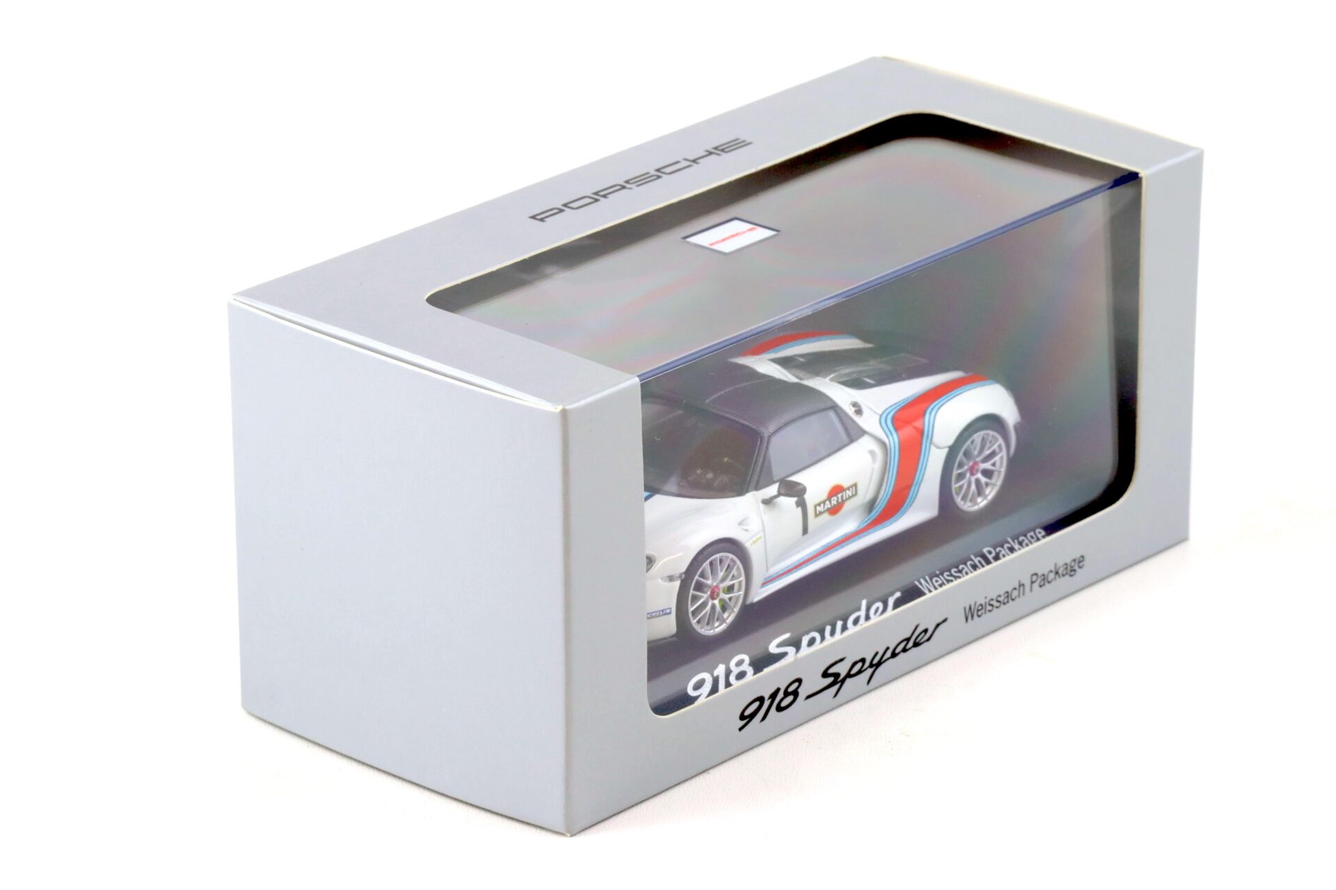 1:43 Minichamps Porsche 918 Spyder Weissach Package #1 Martini WAP DEALER