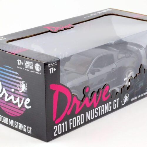 1:18 Greenlight 2011 Ford Mustang GT 5.0 Coupe black DRIVE 2011