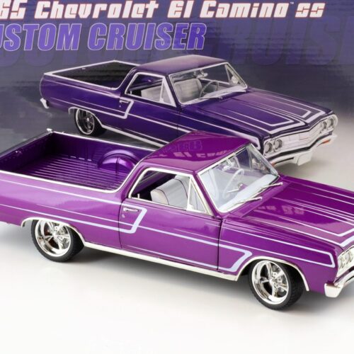 1:18 ACME 1965 Chevrolet El Camino SS Custom Cruiser purple/ white