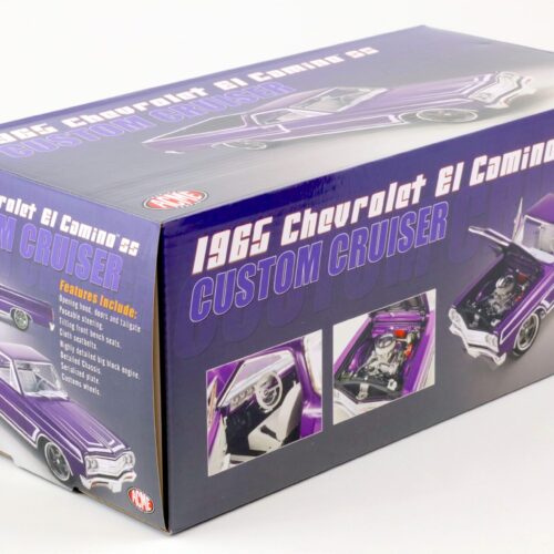 1:18 ACME 1965 Chevrolet El Camino SS Custom Cruiser purple/ white