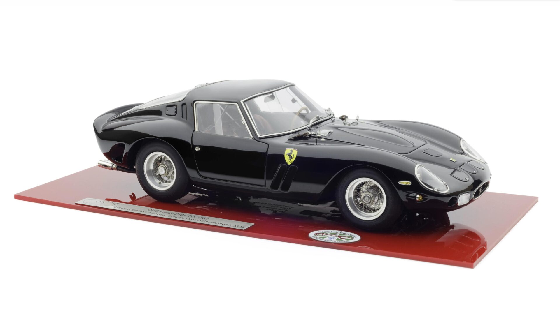 1:18 CMC Ferrari 250 GTO black Classic Gala Schwetzingen 2023 Limited 400 pcs. M-259