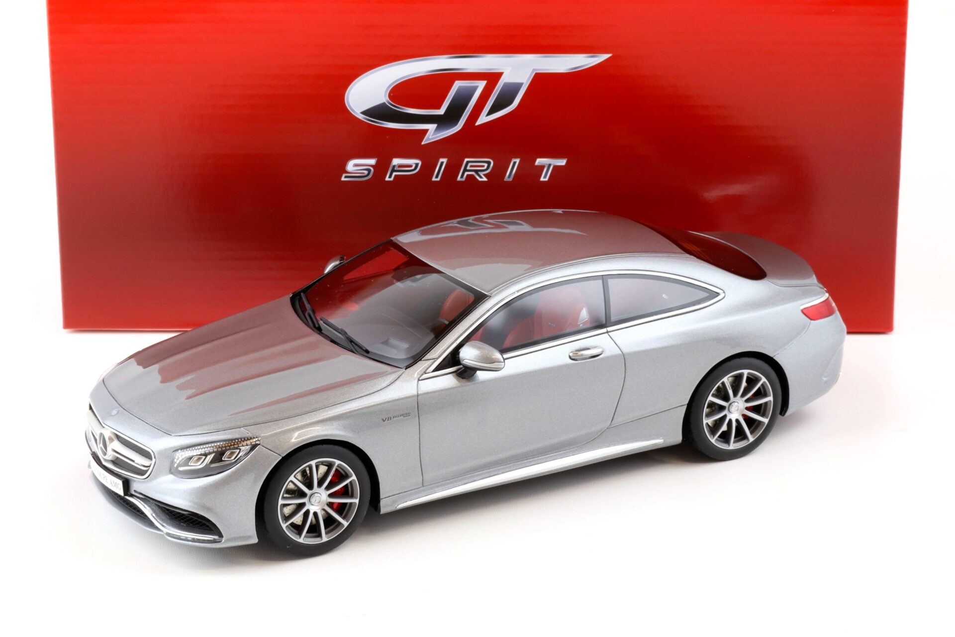 1:18 GT Spirit GT063 Mercedes S63 AMG Coupe 2015 grey metallic