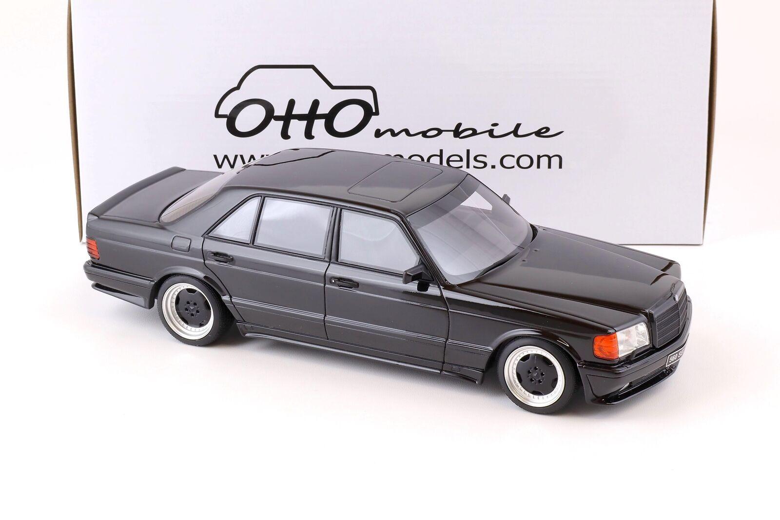 1:18 OTTO mobile OT297 Mercedes-Benz S-CLASS 560SEL AMG (W126) black 1990