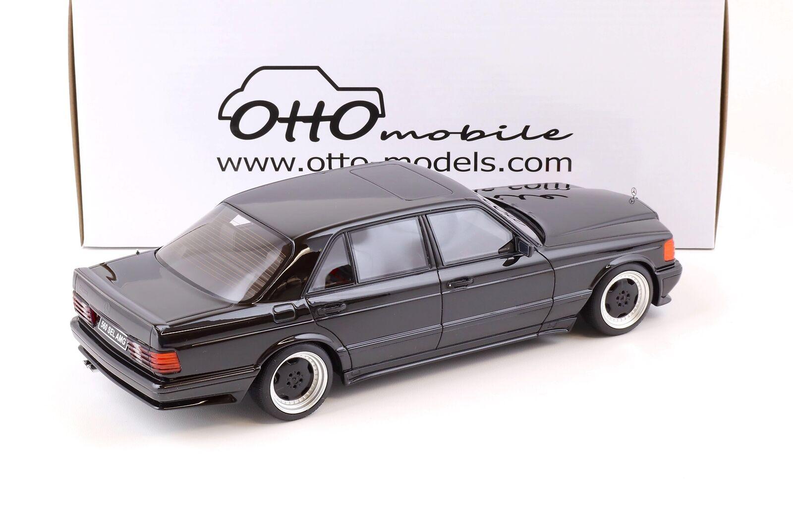 1:18 OTTO mobile OT297 Mercedes-Benz S-CLASS 560SEL AMG (W126) black 1990