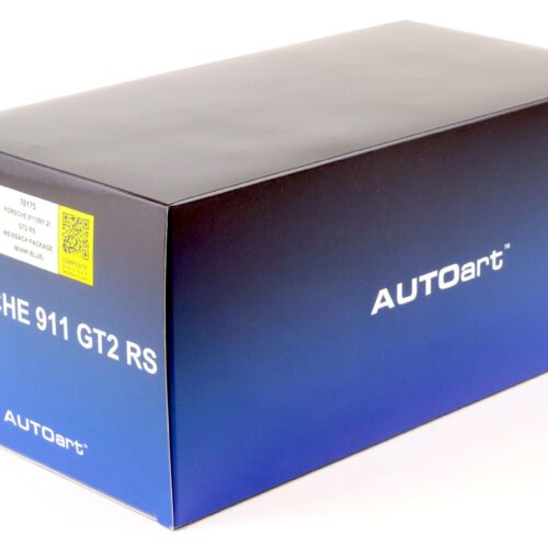 1:18 AUTOart Porsche 911 (991.2) GT2 RS 2017 Weissach Package Miami blue 78175