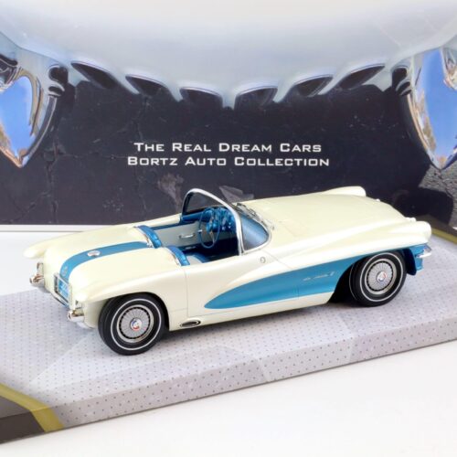 1:18 Minichamps 1955 General Motors LaSalle II Roadster Concept white Bortz Auto Collection